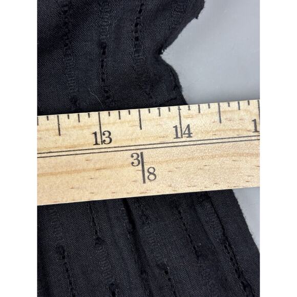 BTB Los Angeles Tiered Ruffle Maxi Dress Size Small Black Boho Dark Romantic - Picture 8 of 16